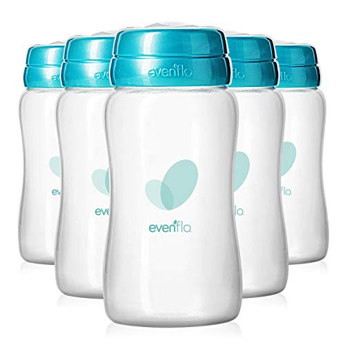 Evenflo Breast Milk Collection Bottles, 5oz, Pack of 6