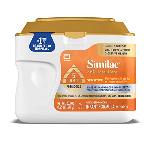 Similac Sensitive Infant Formula, Lactose-Free, 20.1 oz
