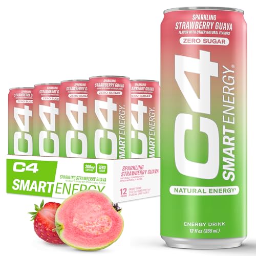 Cellucor C4 Smart Energy Drink – Strawberry Guava 12 Pack