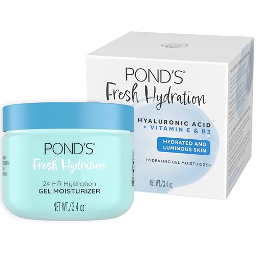 POND’S Gel Moisturizer with Hyaluronic Acid, 3.4 oz