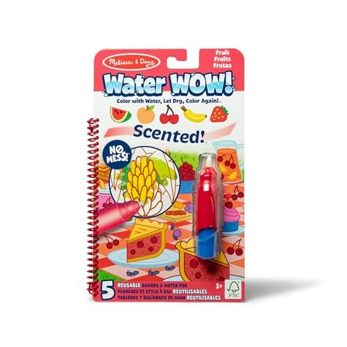 Melissa & Doug Scented Water-Reveal Coloring Pad – Fruit