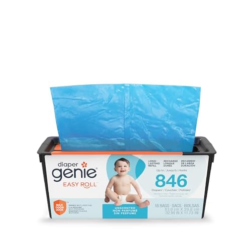 Diaper Genie Refill: 18 Bags, 846 Diapers, Odor Control