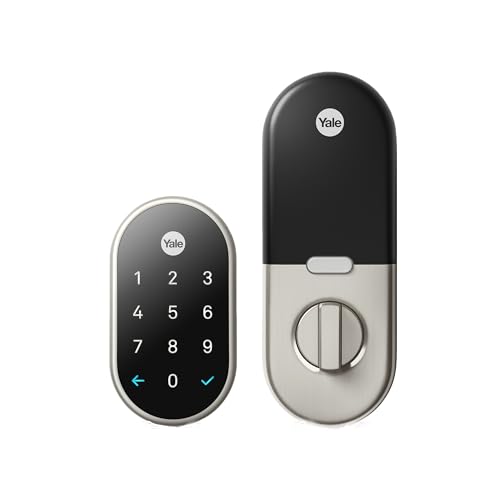 Google Nest x Yale Tamper-Proof Keyless Smart Lock – Satin Nickel