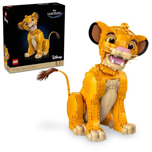 LEGO Disney Young Simba Figure – Adult DIY Display Set