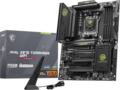 MSI MAG X870 Tomahawk WiFi Gaming Motherboard, AM5, DDR5, ATX