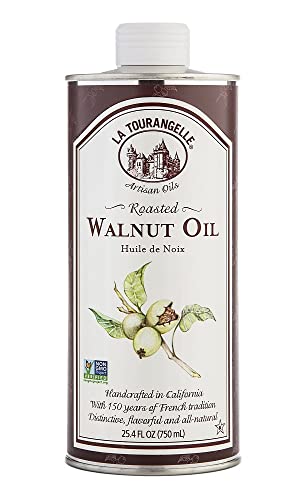 La Tourangelle Roasted Walnut Oil, Omega-3, 25.4 Fl Oz