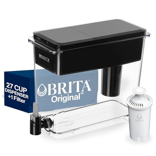 Brita UltraMax 27-Cup Water Dispenser with Filter, BPA-Free