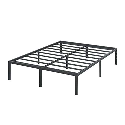 PrimaSleep 18″ Heavy Duty Steel Bed Frame, No Box Spring Needed, Full