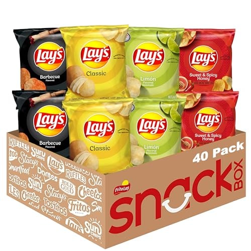 Lay’s Classic Variety Pack, 1oz, 40 Pack