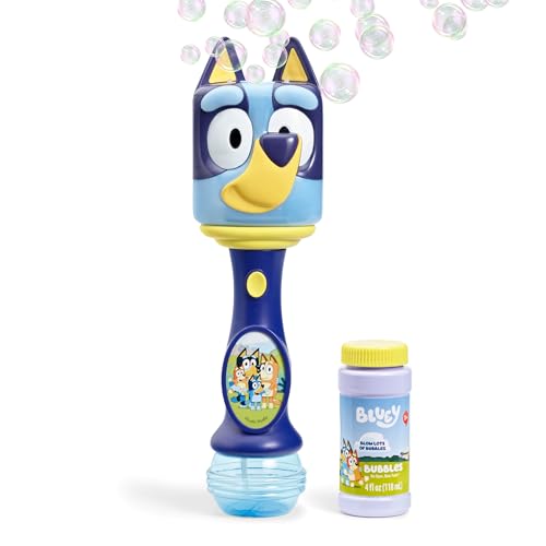 BLUEY Musical Bubble Wand with Light & Sound + Solution
