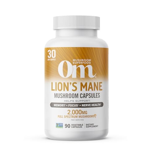Lion’s Mane Mushroom Capsules: Memory, Focus & Immune Support