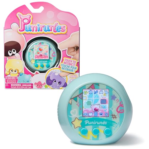 Punirunes Interactive Toy: 55 Squishy Characters, Touch-Responsive Display