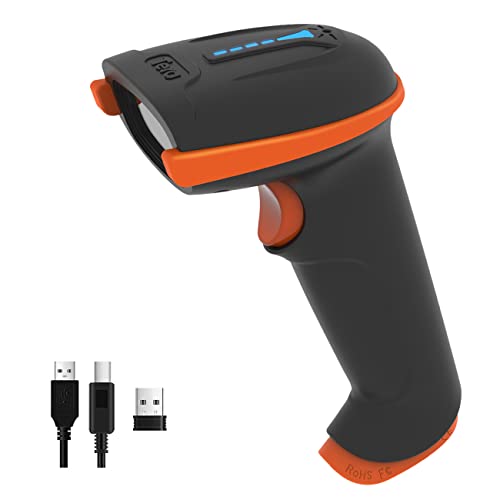 Tera Wireless 1D Barcode Scanner with Battery Indicator