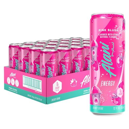 Alani Nu Pink Slush Energy Drink, Zero Sugar, 24 Pack