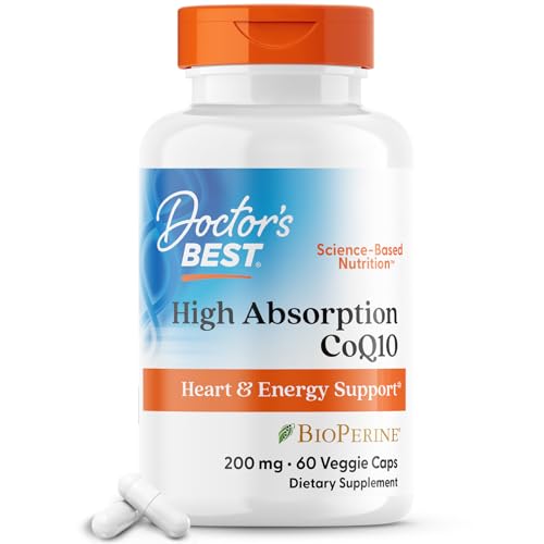 Doctors Best CoQ10, Heart Energy Support, 60 Vegan Caps