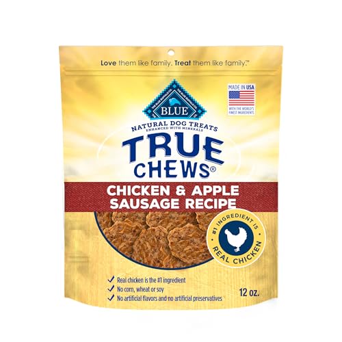 Blue Buffalo Chicken & Apple Dog Treats, 12-oz Bag