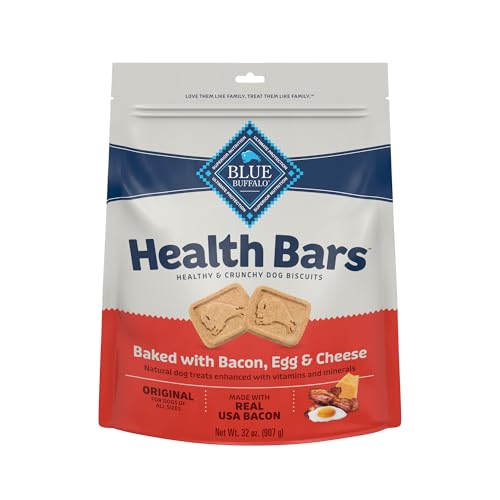 Blue Buffalo Mini Dog Biscuits, Bacon, Egg & Cheese, 32 oz