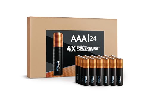Duracell Optimum AAA Batteries, 24 Pack, Long-Lasting Power
