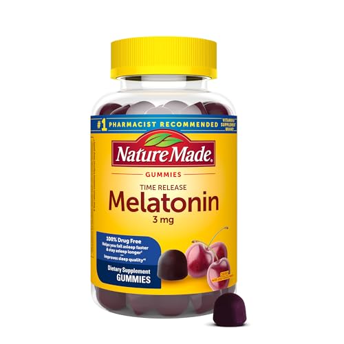 Nature Made Melatonin 3mg Gummies, 60 Count, Sleep Aid
