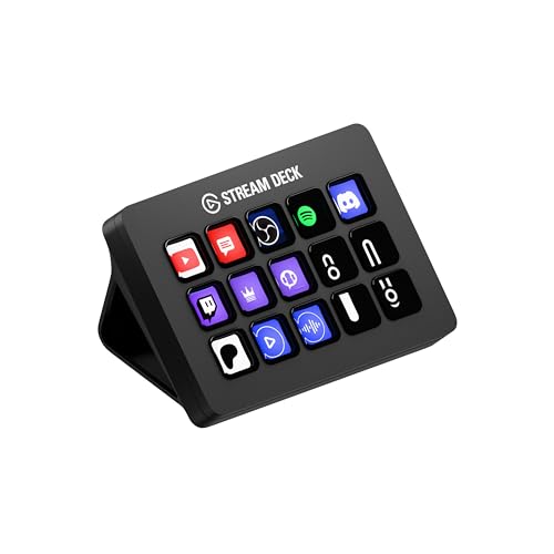 Elgato Stream Deck MK.2 – 15-Key Studio Controller for Mac/PC