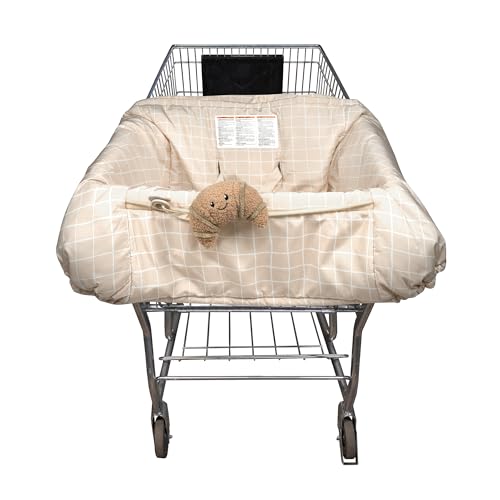 Boppy 360° Baby Cart Cover with Harness, Washable, Croissant