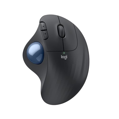 Logitech Ergo M575S Wireless Ergonomic Trackball Mouse – Graphite