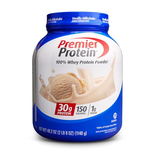 Premier Protein Vanilla Powder, 30g Protein, 1g Sugar, 29 Servings