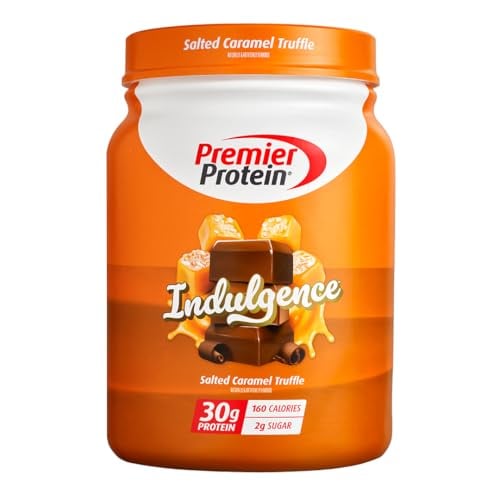 Premier Protein Powder, Salted Caramel, 30g Protein, 17 Servings