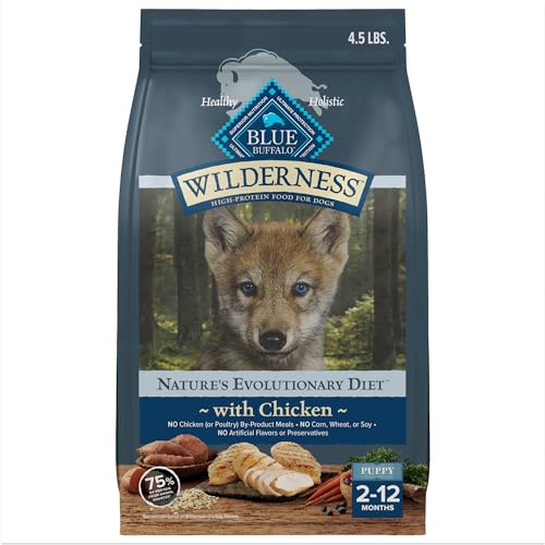 Blue Buffalo High-Protein Puppy Food, Chicken, 4.5 lbs