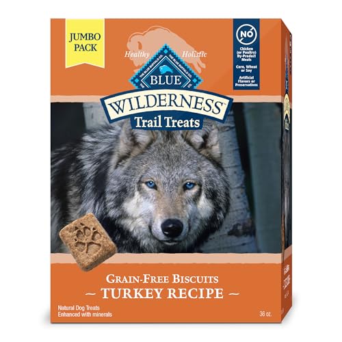 Blue Buffalo Grain-Free Turkey Dog Treats, 36 oz Box
