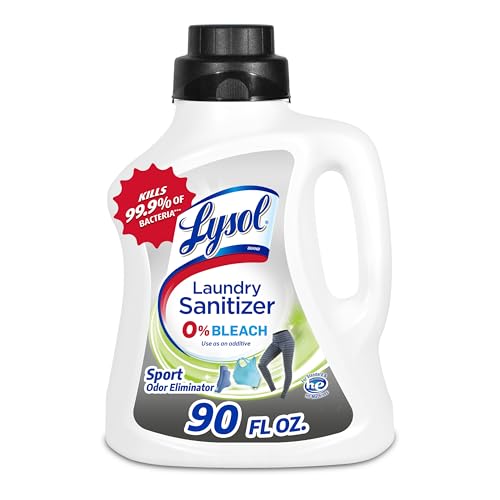 Lysol Sport Laundry Sanitizer, Odor Eliminator for Activewear, 90oz