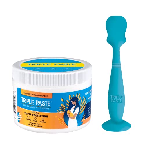 Triple Paste Diaper Rash Cream & Spatula, 8 oz Zinc Ointment
