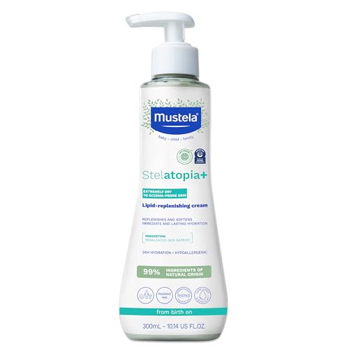 Mustela Stelatopia Eczema Cream – Fragrance-Free, 10.14 fl oz
