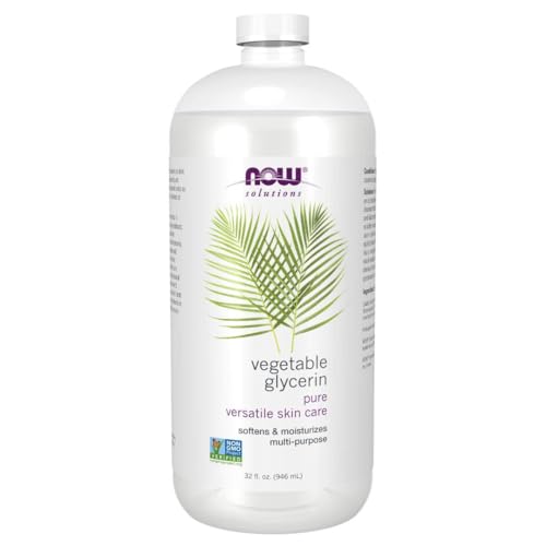 NOW Foods Vegetable Glycerin, 100% Pure, 32-Ounce, Skin Moisturizer