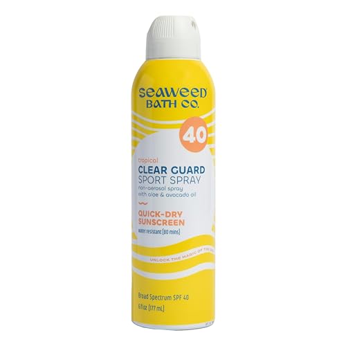Seaweed Bath Co. SPF 40 Sport Sunscreen Spray, 6 oz