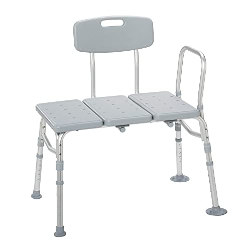 Drive Medical Height Adjustable Tub Transfer Bench, 400 lb Capacity