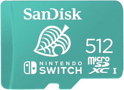 SanDisk 512GB microSD Card for Nintendo Switch