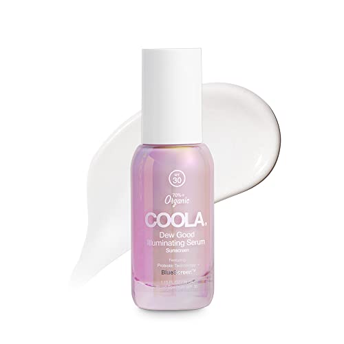 COOLA Organic SPF 30 Illuminating Probiotic Serum, 1.15 Fl Oz