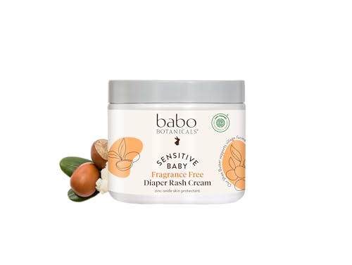 Babo Botanicals Fragrance-Free Diaper Cream – 6oz Jar