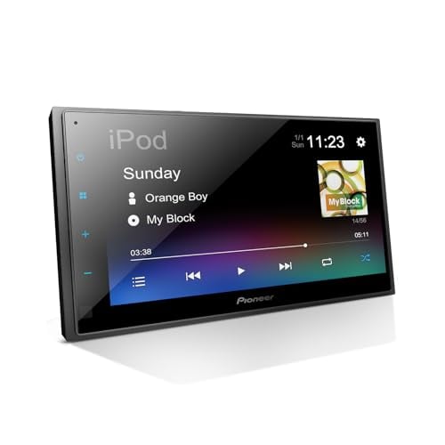Pioneer DMH-130BT 6.8″ Touchscreen, Double Din – Bluetooth & More