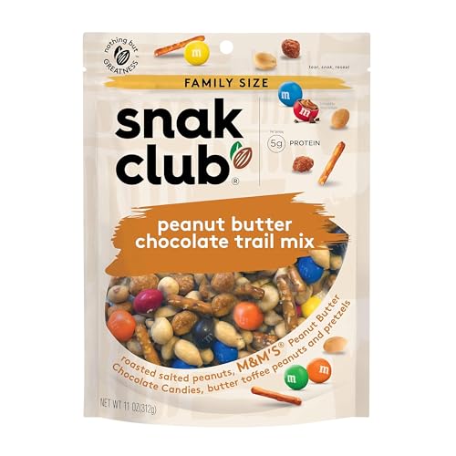 Snak Club Peanut Butter Chocolate Trail Mix, 11 oz Bag
