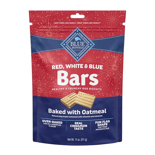 Blue Buffalo Dog Treats, Oatmeal & Cinnamon, 11-oz Bag