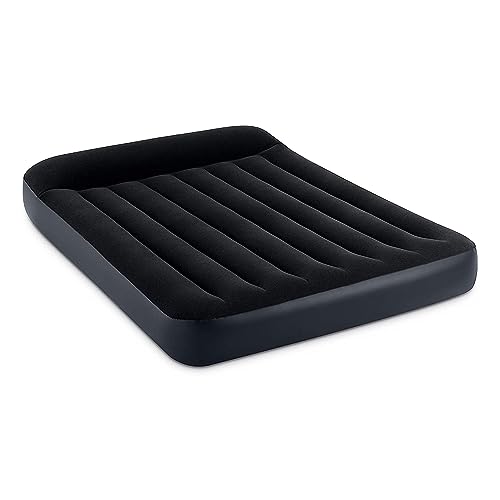 Intex Full-Size Air Mattress with Built-in Pump, 600lb Capacity