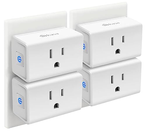 Kasa Smart Plug Mini 4-Pack, Alexa & Google Compatible