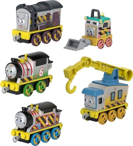 Thomas & Friends Construction Crew Diecast Train Set, Ages 3+