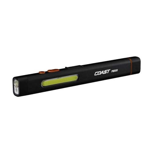Coast PM50R 255 Lumen Rechargeable Work Light with Laser