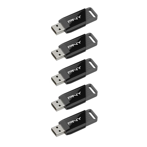 PNY 64GB USB 3.2 Gen 1 Flash Drive, 5-Pack