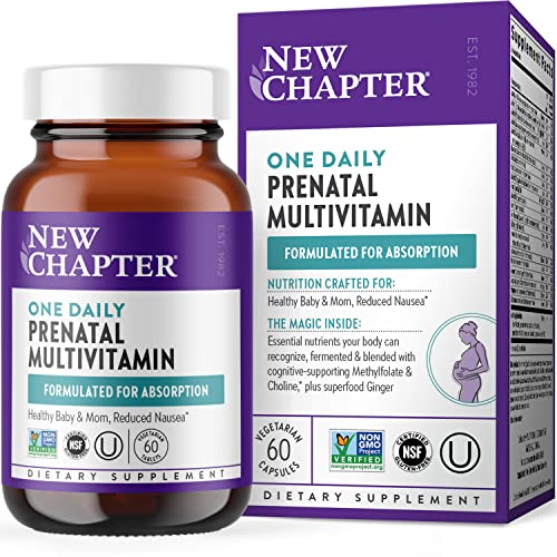 New Chapter Prenatal Multivitamin with Methylfolate, 60 Count