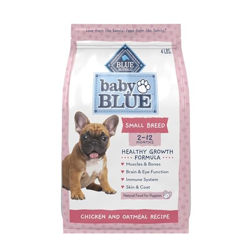 Blue Buffalo Small Breed Puppy Food, Chicken & Oatmeal, 4-lb. Bag