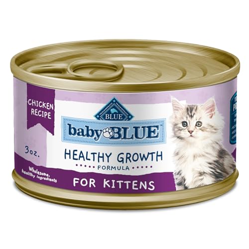 Blue Buffalo Kitten Wet Cat Food, Chicken Recipe, 24 Cans